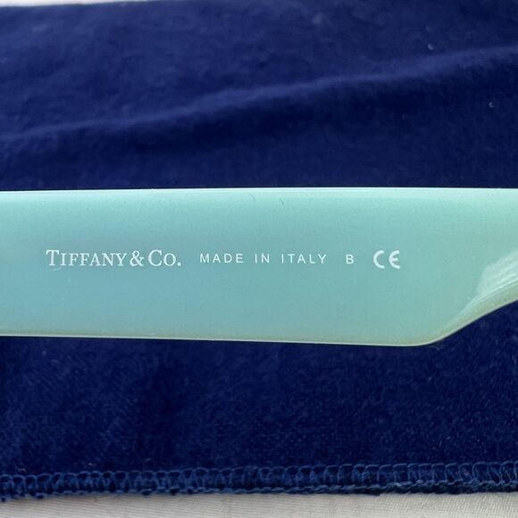 Tiffany & Co Eyeglasses Frames Only TF2172 8134 Brown Tortoise Blue 50-16-140 - Picture 8 of 12